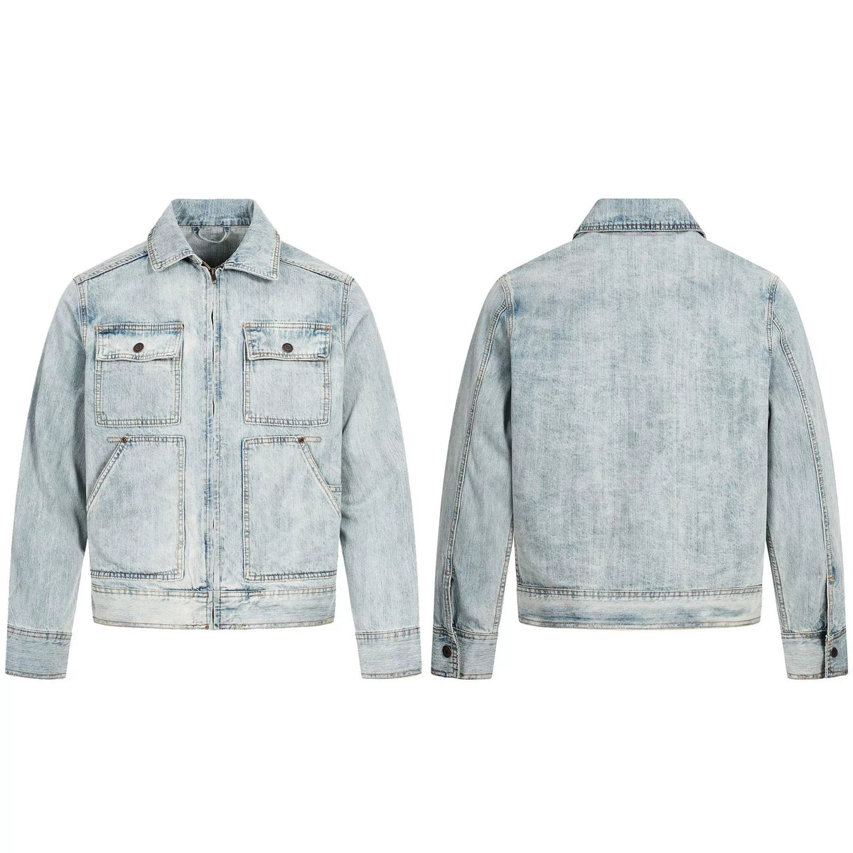 Fashionable denim sports casual jacket